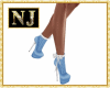 NJ] knit heels green