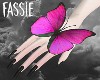 Pink Hand Butterfly 🦋