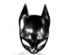 [L]Latex Cat Mask Black
