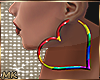 MK Pride Heart Earrings
