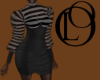 Gothic Stripe Corset Dre