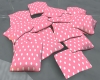 pink polka dot pillows