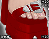 Genni Heels Red
