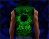 Toxic Green Skull vest