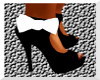 black/white classy heels