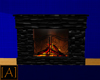 [A] Stone Fire place