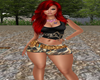 TENUE NOIR LEOPARD