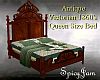 Antq Victorian Bed Green