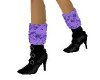 Purple Lace top boot