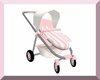 White & Pink Stroller ~