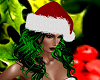 Green Hair Clause Hat