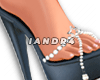 Hanna Navy Sandals