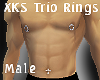 (LL)XKS Male Trio Rings