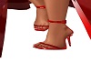 red hearts heels