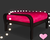 Pink Fur Chair +Lights