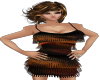 :OS: Brown furry dress