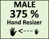 Hand Scaler 375% Male