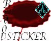 {Ama BloodSpot01 Sticker