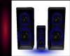 [VK] Blue Flash Speakers