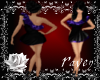 Purple/Black Dress