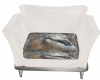 Cuddle White Horse Chair