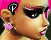 -PZ-Diamond pink earings