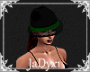 Jeri Hat - Green Black