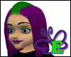 Green & Purple Hair