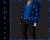 Plaid Blue Suit