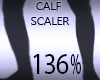 Calf Size 136%