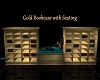 Gold Book Shelves
