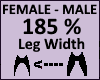 Leg Thigh Scaler 185%