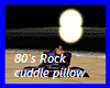 80's rock cuddle pillow