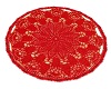 Red Lace Tree Skirt
