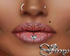 [S]Lips+piercing heart