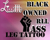 LEG/ TATTOO RLL BLACK