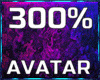 300% Avatar Scaler