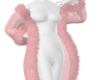 DUSTY ROSE FUR ROBE