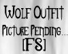 [FS] Wolf Skirt blk/whit