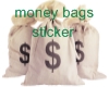 money bags sticker~!~