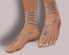 E* Silver Bare Feet