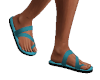 Blue Beach Sandals