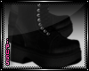 !iP Black Combat Boots