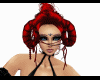 Horns black red