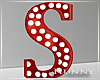 H. Marquee Letter Red S