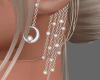 chain earring silver