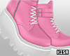 K|Pink White Boots