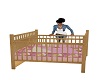 baby girl twin crib