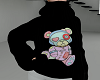 pastel goth bear sweater