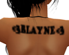 Blayne tattoo